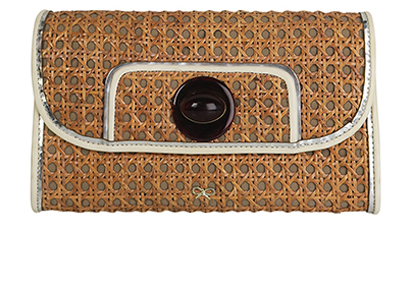 Woven Clutch, front view